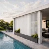 Lame XL aluminium 29mm, longueur 3m, RAL9010 structuré BLANC
