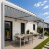 Lame XL aluminium 29mm, longueur 2m35, RAL9006 structuré GRIS ALUMINIUM