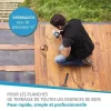 Cales d'espacement 7 mm pour lames de terrasse – version ouverte / rainurée – Sachet de 100 - Réf. ABST-7MM-100-OFFEN