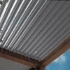 Lame XL aluminium 29mm, longueur 2m, RAL9006 structuré GRIS ALUMINIUM
