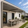 Lame XL aluminium 29mm, longueur 2m, RAL7006 structuré GRIS BEIGE