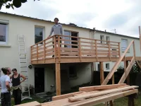 Vignette de la rubrique : Exemples de terrasses sur pilotis