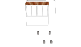 La répartition des plots en béton