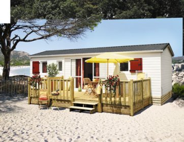 Terrasse en bois surélevée