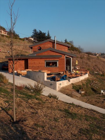 Le chantier, vue sur la proue